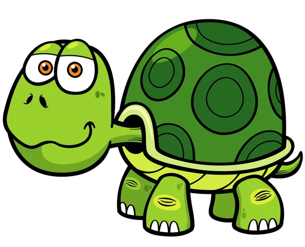 Tortuga de dibujos animados — Vector de stock