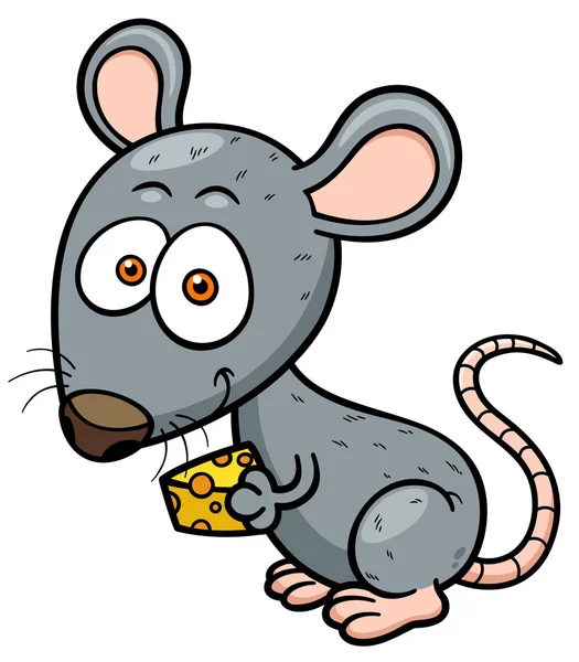 Cartoon rat — Stock Vector