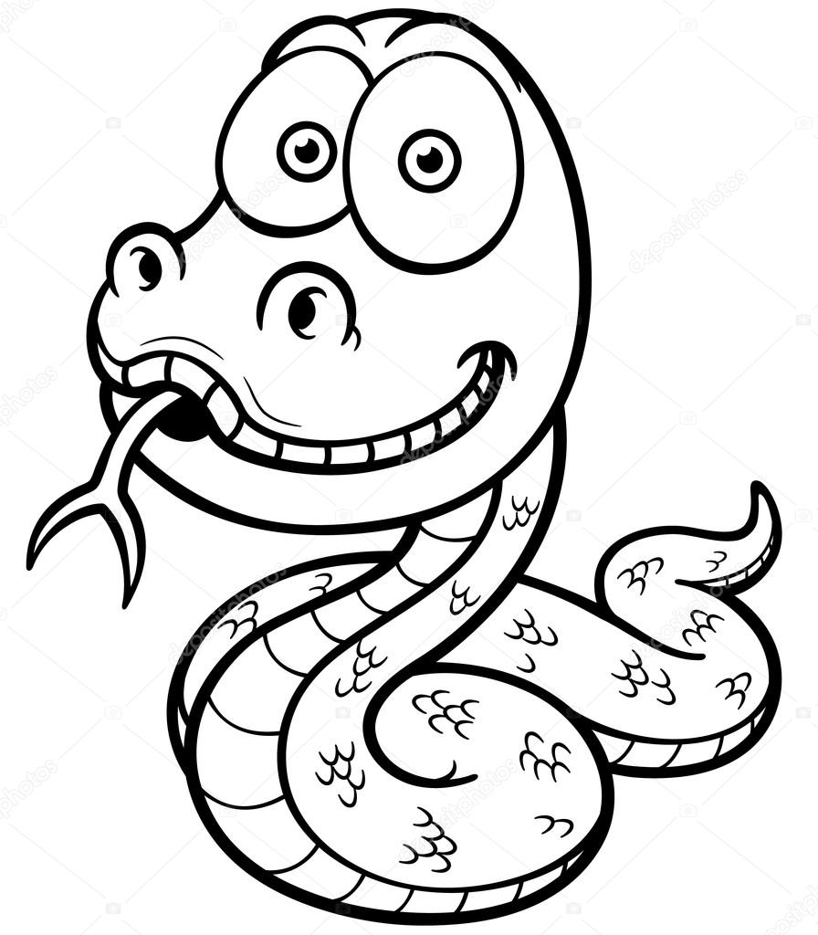 Desenhos animados de cobra Cobra imagem vetorial de dualoro© 164377952