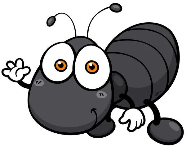 Mravenec kreslený — Stockový vektor