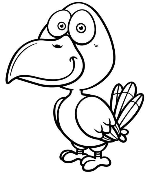 Bird cartoon — Stockvector