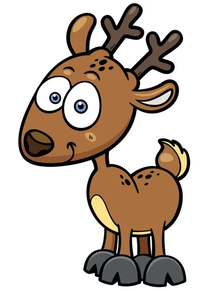 Deer cartoon — Stock Vector