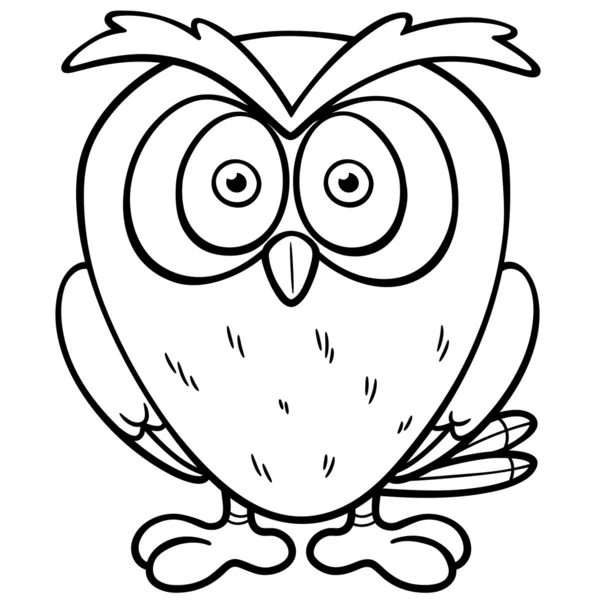 Cartoon owl — Stock Vector