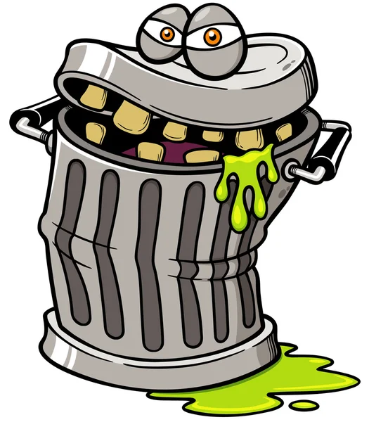 Trash can — Stock Vector