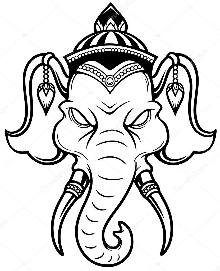Free Free Elephant Tattoo Svg 37 SVG PNG EPS DXF File
