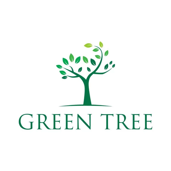 Doğa ağacı logosu, simgesi ve vektörü