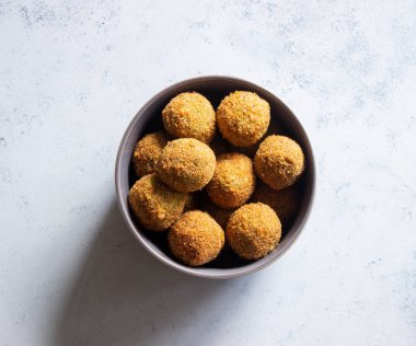 Taze nohut köftesi. Sağlıklı beslenme. Vejetaryen yemeği.