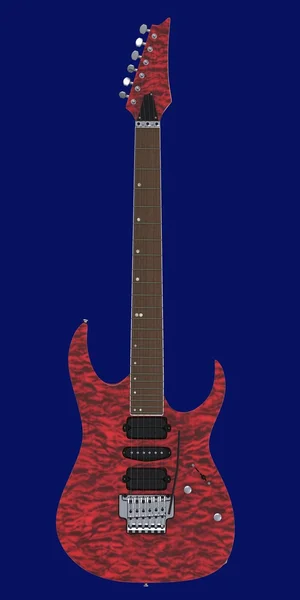 elektro gitar renkli arka plan üzerinde.