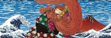 Mavi Dağlar ve Kabuki Aktörü