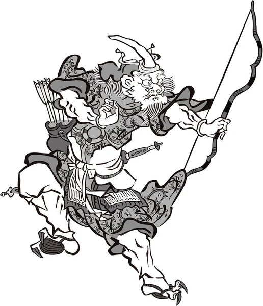 Ukiyo-e Oni Bölüm 29Siyah ve Beyaz