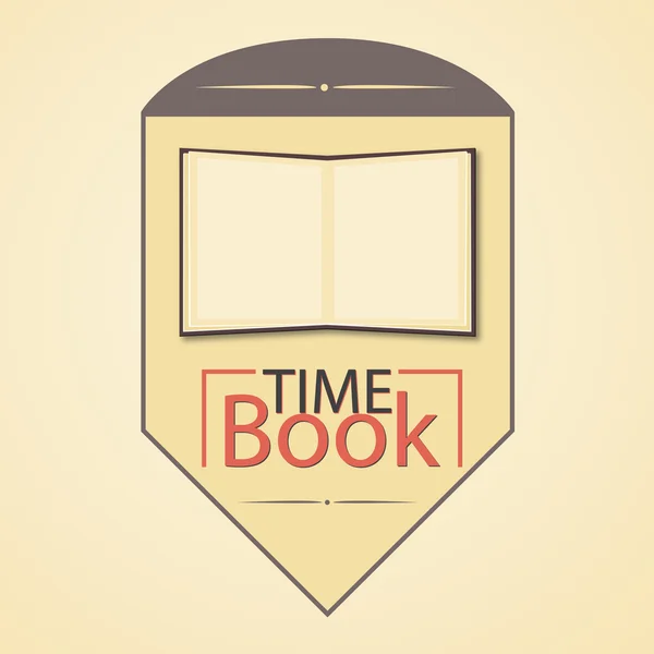 時間の本 — ストックベクタ