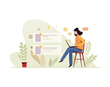 NTF. Para iadesi olmayan jeton. Şifreli para için NFT jetonu satma teknolojisi. Kripto sanatı. Vektör illüstrasyonu.