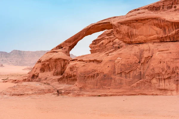 Пески Горы Пустыни Вади Рам Иордании Красивый Дневной Пейзаж — стоковое фото