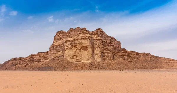 Пески Горы Пустыни Вади Рам Иордании Красивый Дневной Пейзаж — стоковое фото
