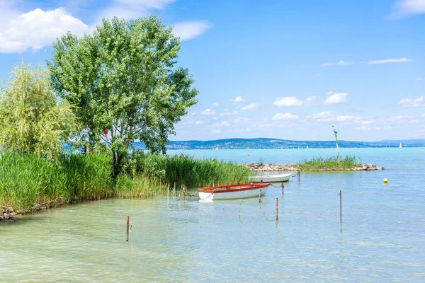 Schöne Sommer Seenlandschaft Mit Türkisfarbenem Wasser — Stockfoto