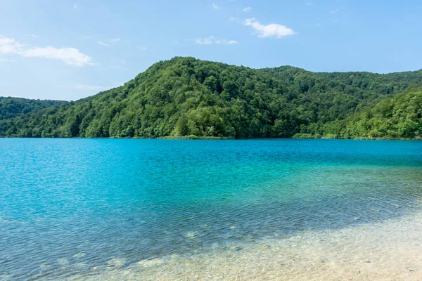 Plitvice Lakes Croatia Beautiful Summer Landscape Turquoise Water Royalty Free Stock Photos
