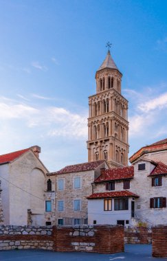 Ancient architecture of the city of Split in Croatia, cityscape