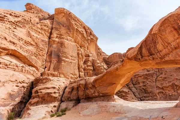 Zand Bergen Van Wadi Rum Woestijn Jordanië Prachtig Daglandschap — Stockfoto