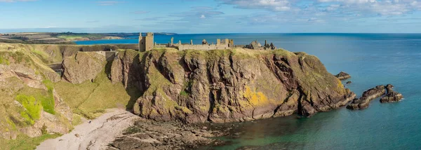 Castillo Dunnottar Escocia Costa Del Mar Del Norte Hermoso Paisaje — Foto de Stock