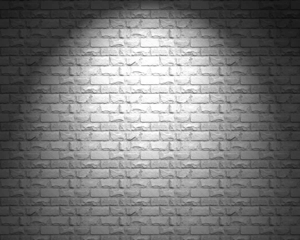 Vieux mur de pierre avec des lumières — Photo