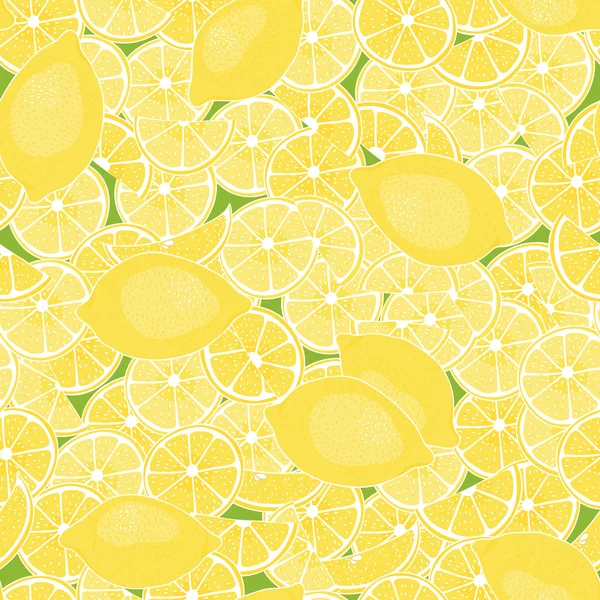 Pattern from lemons — Stock Vector