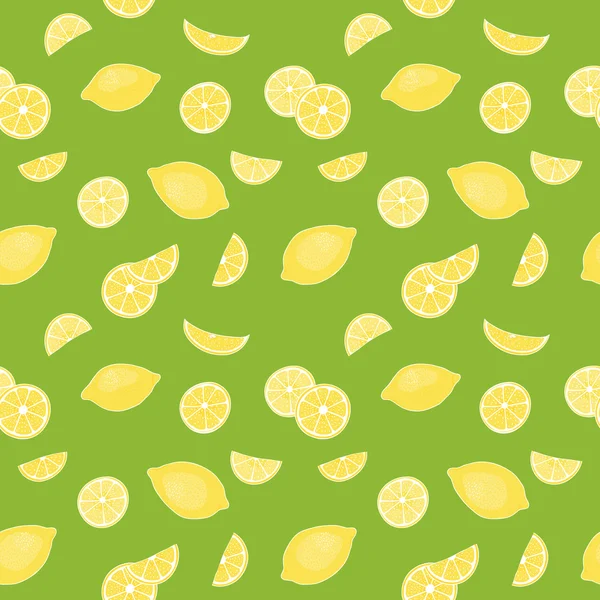 Patrón de limones — Vector de stock