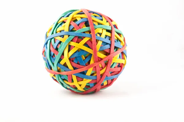Elastic band ball — Stock Photo, Image