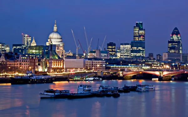 City of London at dusk — Stock Photo, Image