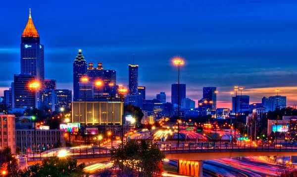 Atlanta 's nachts — Stockfoto