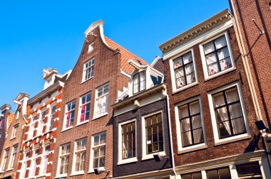 Hollandalı gables, amsterdam