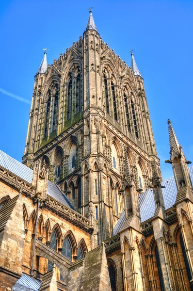 Torre de la Catedral de Lincoln, Reino Unido — Foto de Stock
