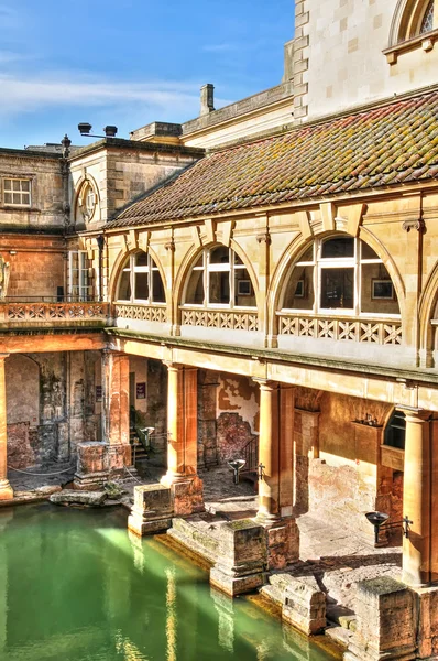 Banhos romanos, Bath, Reino Unido Fotos De Bancos De Imagens Sem Royalties