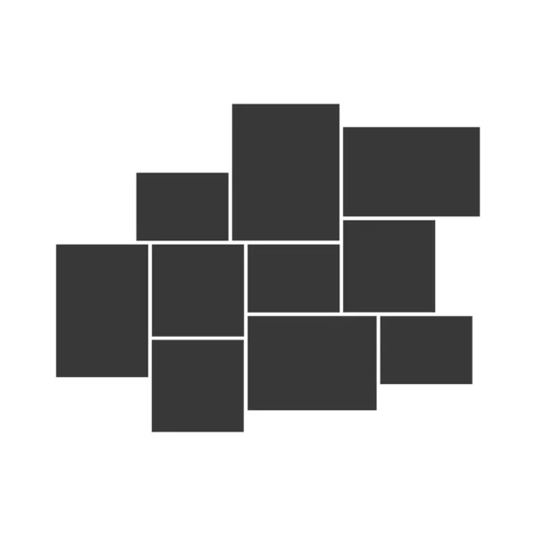 Frame for photos and images. Collage template