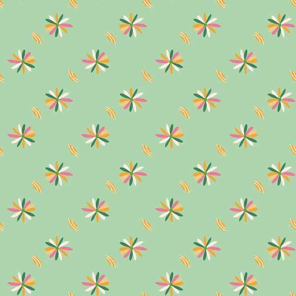 Flower Seamless Pattern Vector Illustration Perfect Party Fashion Decoration Textile — Stockvektor
