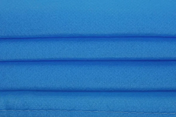 Textura Tecido Gaze Azul Com Costuras Uma Máscara Médica — Fotografia de Stock