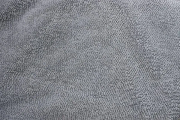 布の上のウール素材のグレーの生地のテクスチャ — ストック写真