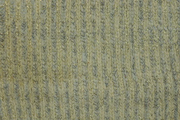 Gray Brown Woolen Fabric Texture Crumpled Striped Cloth Clothes — Stock Photo, Image