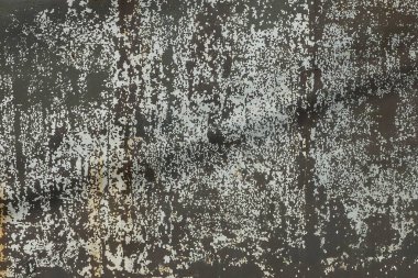 Eski demir gri beyaz duvarın metal dokusu