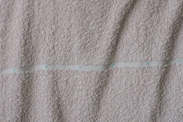Gray White Fabric Texture Piece Crumpled Matter Cloth — Foto de Stock