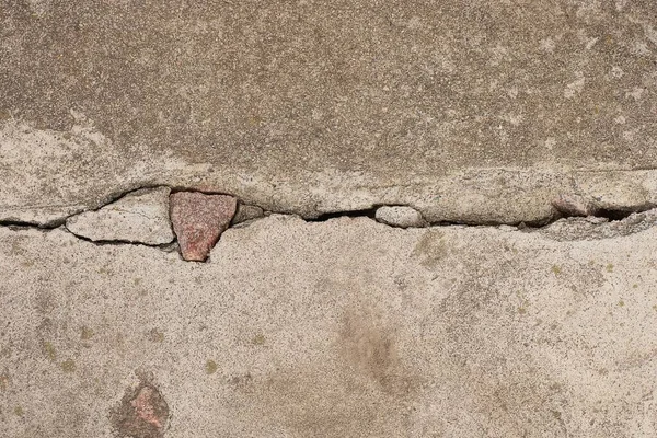 Brown Gray Stone Texture Old Cracked Concrete Wall — Stock Photo, Image