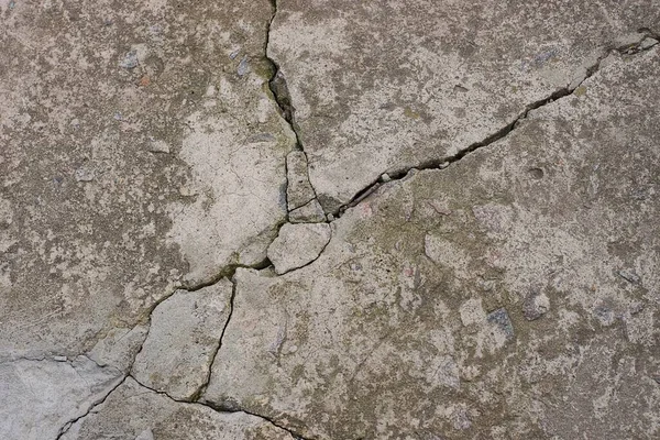 Gray Stone Texture Old Cracked Concrete Wall — Stock Photo, Image