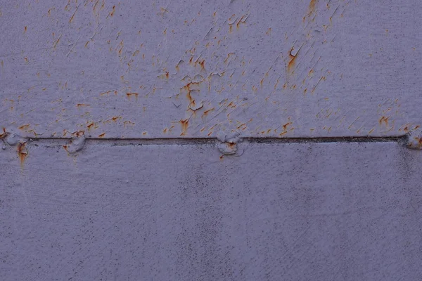 Gray Purple Metal Texture Old Brown Rusty Iron Dirty Wall — Foto de Stock