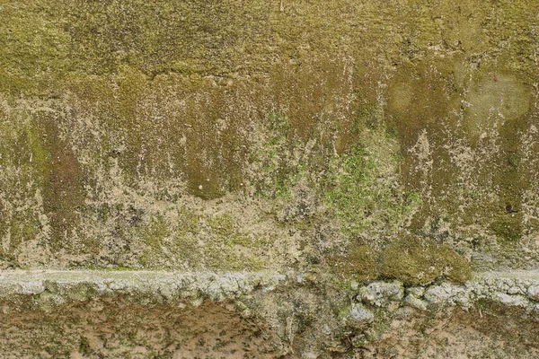 Текстура Сірого Зеленого Каменю Старої Бетонної Стіни Брудному Фундаменті — стокове фото