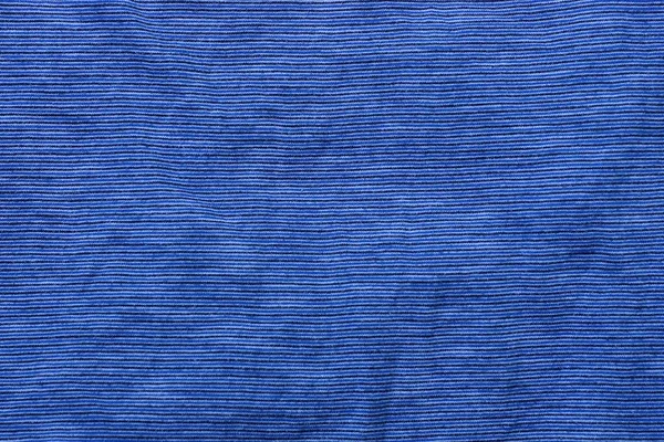 Textura Tecido Azul Cinza Escuro Uma Peça Roupa Amassada — Fotografia de Stock