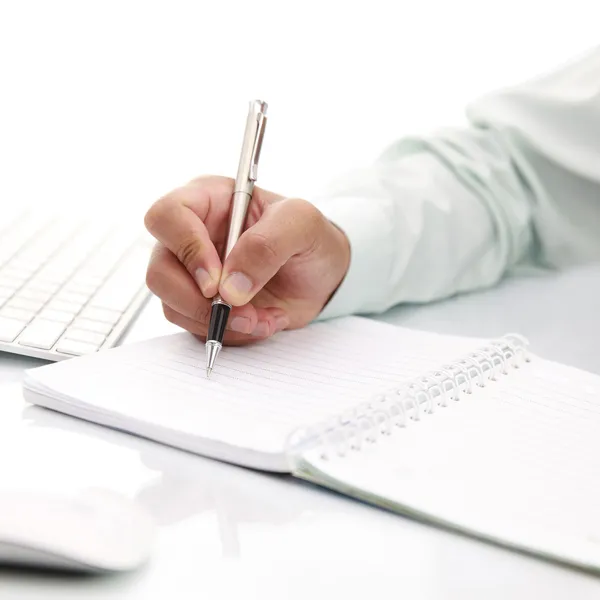 Empresario firmando un documento — Foto de Stock