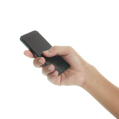 akıllı telefon elinde