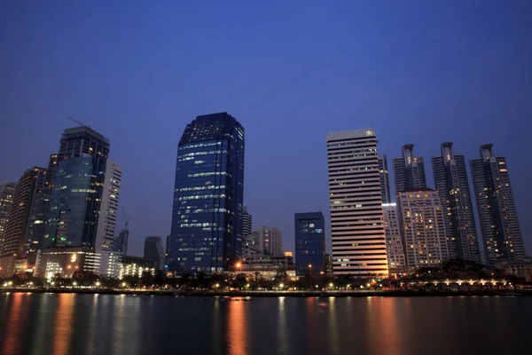 Bangkok ciudad en el crepúsculo —  Fotos de Stock