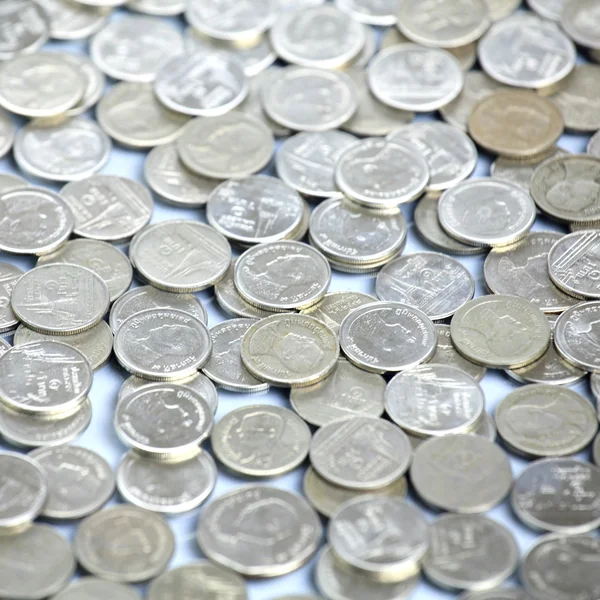 Монеты фон — стоковое фото