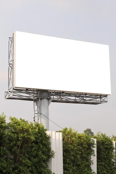 Prázdné venkovní billboard — Stock fotografie