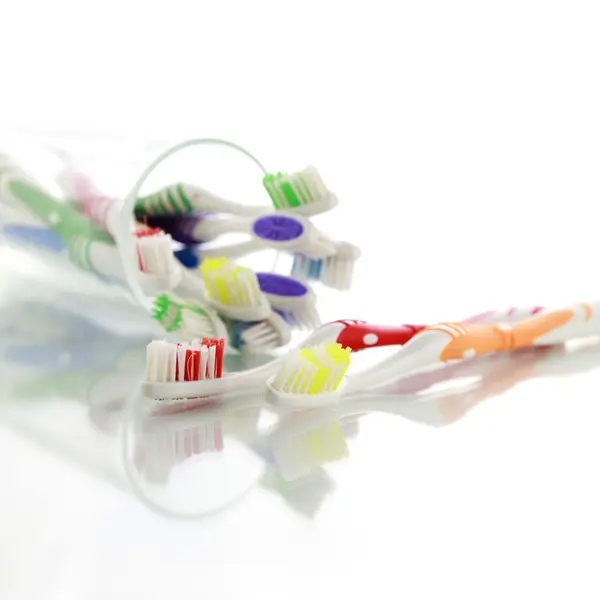 Toothbrush on white background — Stock Photo, Image